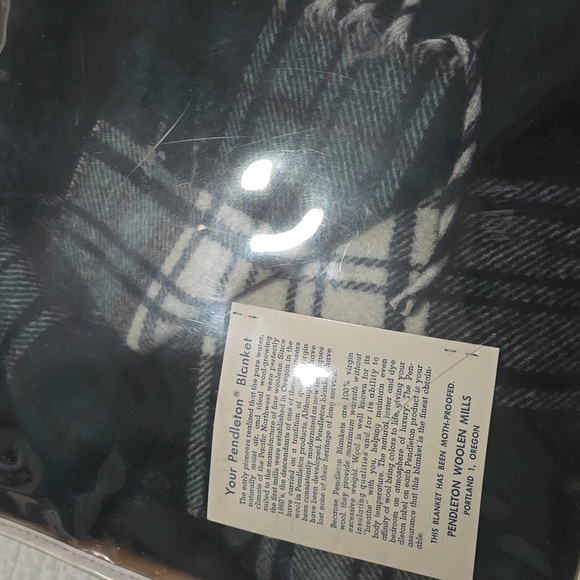 Pendleton Wool Tartan Stadium Blanket Vintage 1960s NWT Ralph Lauren Christmas - Picture 10 of 10